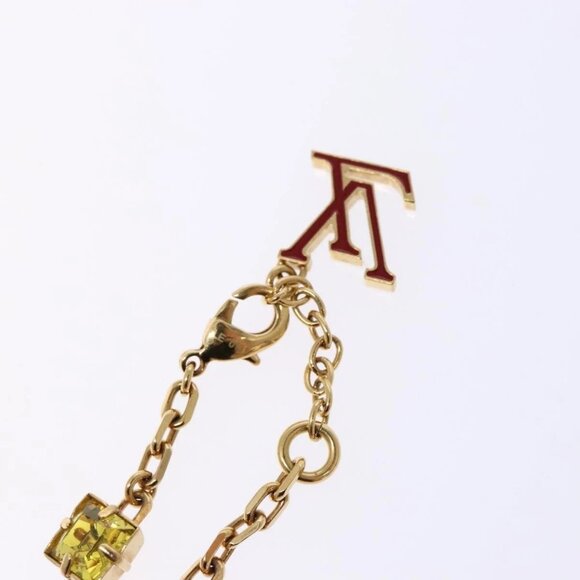 LOUIS VUITTON Bracelet metal Gold LV Auth 133450 - Picture 5 of 10